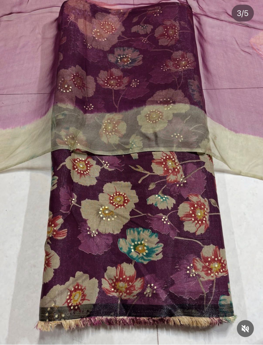 Mirror silk suit 