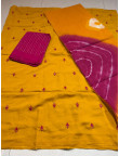 Roman silk cotton odhna suit 