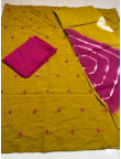 Roman silk cotton odhna suit 