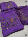 Chanderi tora suit 