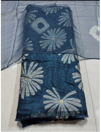 Mirror silk tora suit 