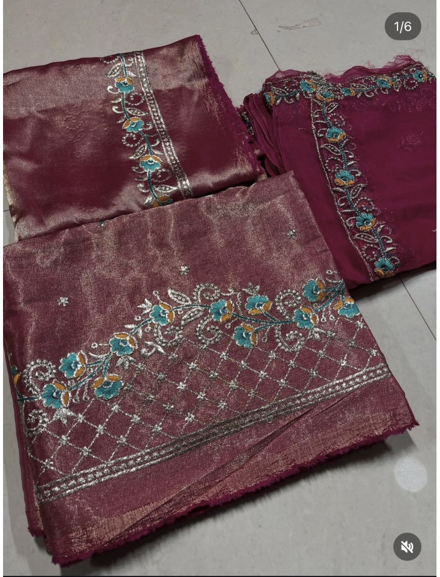 Shining fabric tora suit 