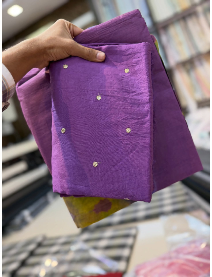 chanderi buti suit