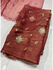 Crush fabric suit
